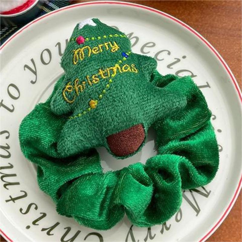 Рождественский олень плюшевый резинка для волос из толстой кишки женская высокоэластичная и прочная резинка для волос милая кукла резинка для волос аксессуары для волос повязка на голову