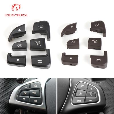 Для Mercedes W205 W253 многофункциональный чехол для рулевого колеса с кнопками Bluetooth телефон круиз-контроль громкость для Benz C GLC