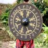 Medieval Shield Norwegian Compass Shield Battle Ready Shield Wooden Viking  Shield Shield Replica
