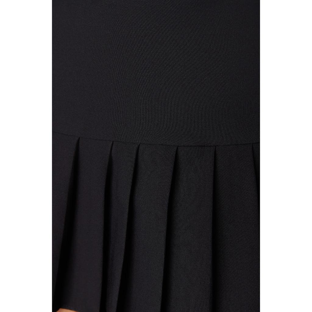 Плиссированная мини-юбка цвета хаки Twoaw23et00059