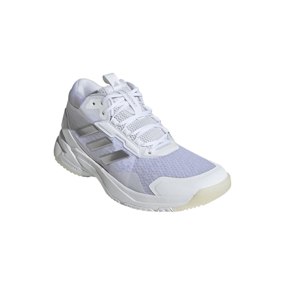 Adidas crazyflight 6 mid sneakers breathable mesh white/silver/black