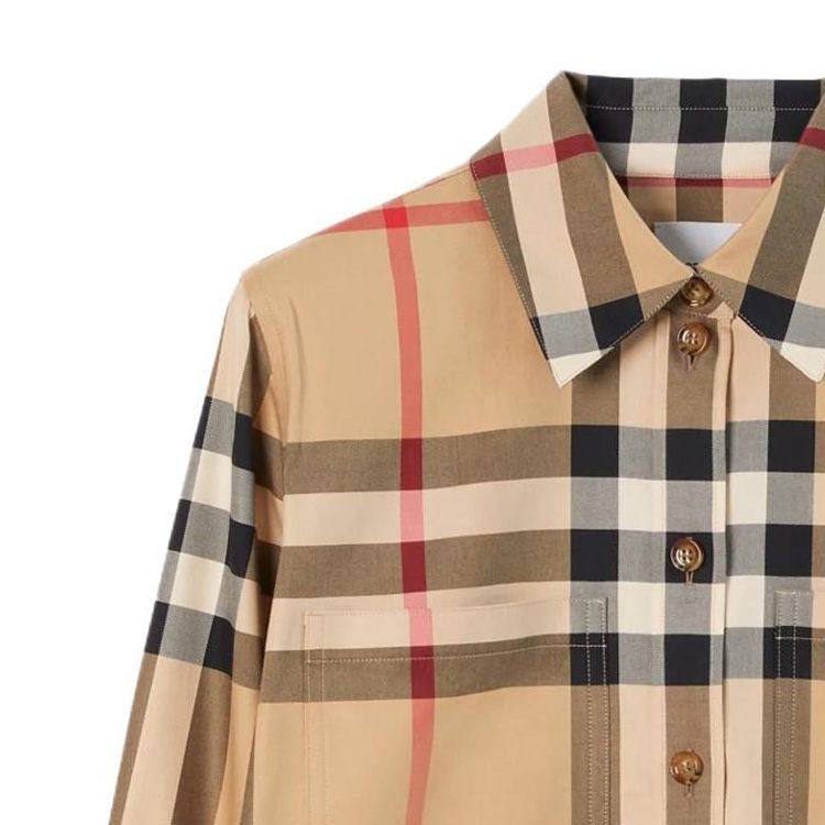 Burberry SS23 Рубашка Женская Бежевая 80713381