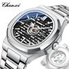 Men Wristwatch Automatic Mechanical Waterproof Sport Original Male Clock Top Brand Skeleton Hollow Mens Watch