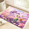 Pikachu and Ash Ketchum Robot Workshop Industrial Sunset Print Non-Slip Doormat Soft Floor Mat