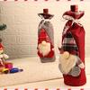 Christmas Wine Bottle Cover Santa Claus Pattern Champagne Bottle Holders Cover Table Decor Gift