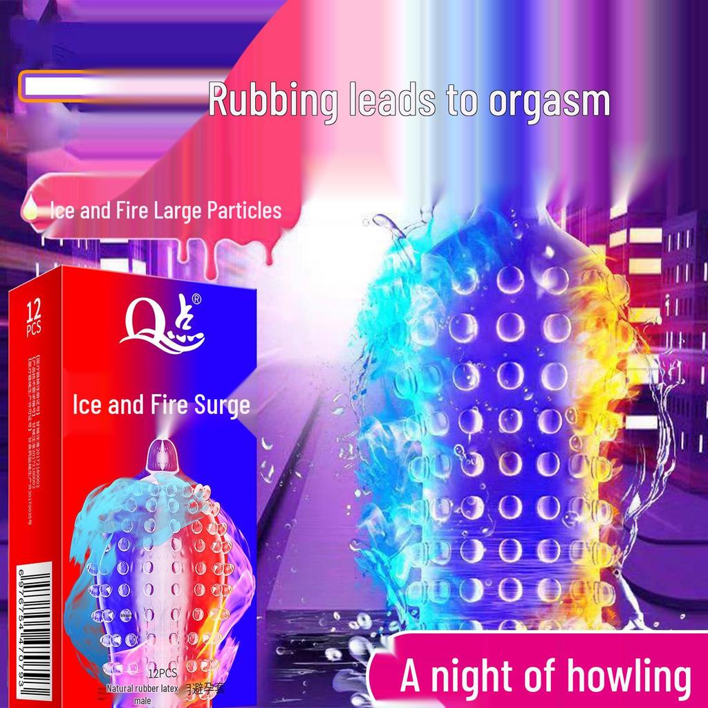 Q Point 369 Large Particle Thickened Desensitizing Condoms - Long-Lasting Delay for Men’s Safety by John Super Bird