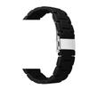 Resin Strap for Apple Watch Series 3 4 6 7 8 Se Ultra 42mm 44mm 45mm 49mm - Color: Black