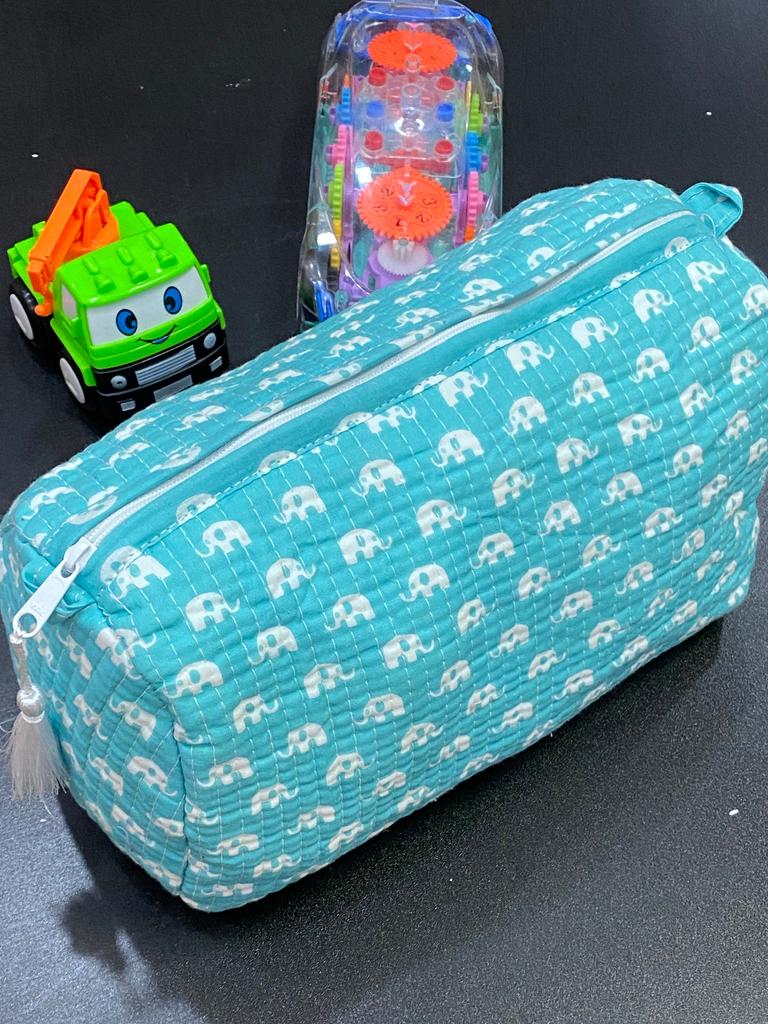 LARGE Multipurpose Quilted Pouch/ Bag