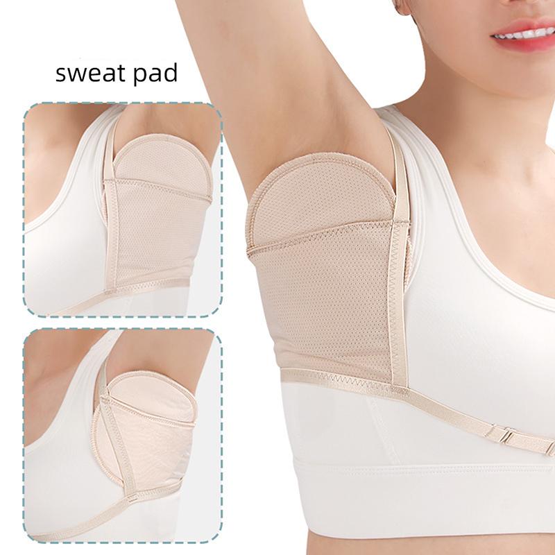 Underarm Sweat Pads Washable Armpit Sweat Absorbing Guards Dress Sweat Perspiration Pads Shield Shoulder Absorbent Deodorant Pad