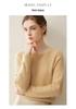Women's Cashmere Sequin Knit Sweater - Autumn/Winter Low Round Neck, Loose & Slimming Fashion Top