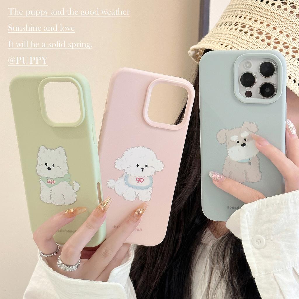 Cute Pet for IPhone16 Phone Case 15 Cute Dog 17 Promax for 13 Anti-fall 12 Soft Cute Cartoon 11 Soft
