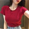 Summer Clothing Korean New Short-sleeved T-shirt for Women Slim and Slim Students' Clothes for Women