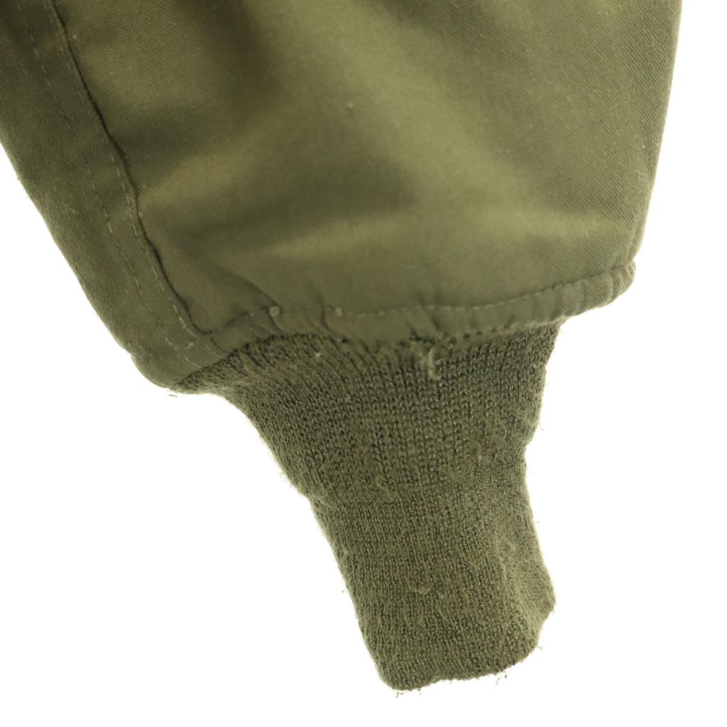 КУРТКА ТАНКИСТА CVC АРМИИ США 80-х годов, хаки, отсутствует внутренний ярлык, воротник, мужская, б/у