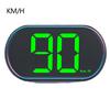 Автомобильный GPS-дисплей на лобовом стекле для HUD Y03 Цифровой спидометр Plug and Play Датчик для всех автомобилей Большой шрифт KMH MPH Автомобильные аксессуары X7D8