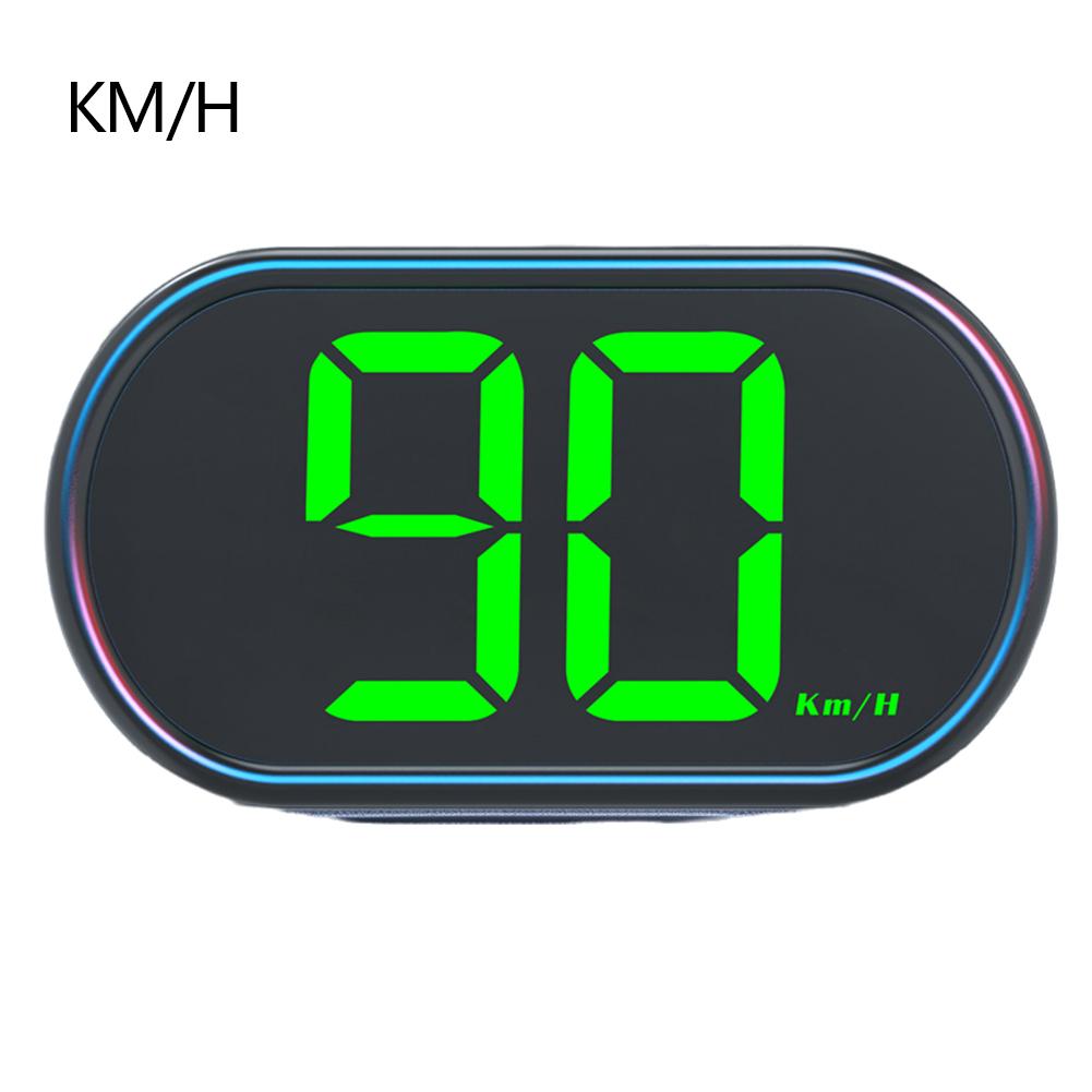 Автомобильный GPS-дисплей на лобовом стекле для HUD Y03 Цифровой спидометр Plug and Play Датчик для всех автомобилей Большой шрифт KMH MPH Автомобильные аксессуары X7D8