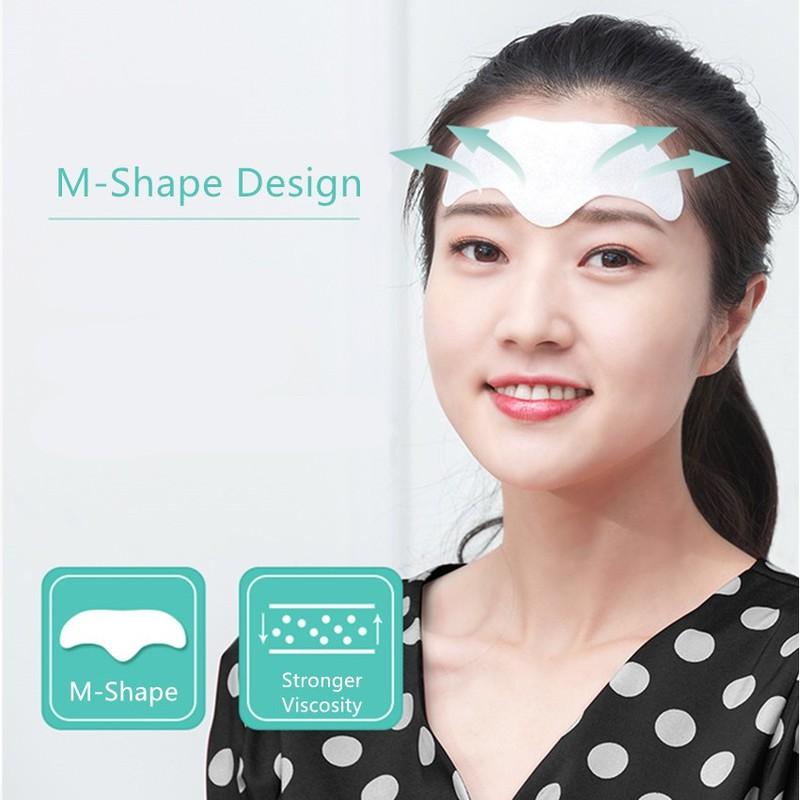 10Pcs/Box Forehead Line Removal Anti-wrinkle Stickers Frown Lines Treatment Anti-aging Lifting Mask Moisturizng Patch Skin Care Facial Pad