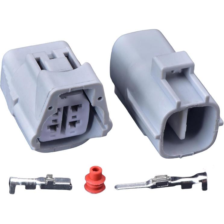 automotive connectors 4 Pin 6189-0126 6188-0066 TS 090 Sealed Speed Socket Connector Fit Compatible 11143 Headlight Engine Socket easy
