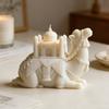 Креативная 3D силиконовая форма для изготовления свечей и resin art, поделка, статуэтка-декор 'Маленький домик для овечки'