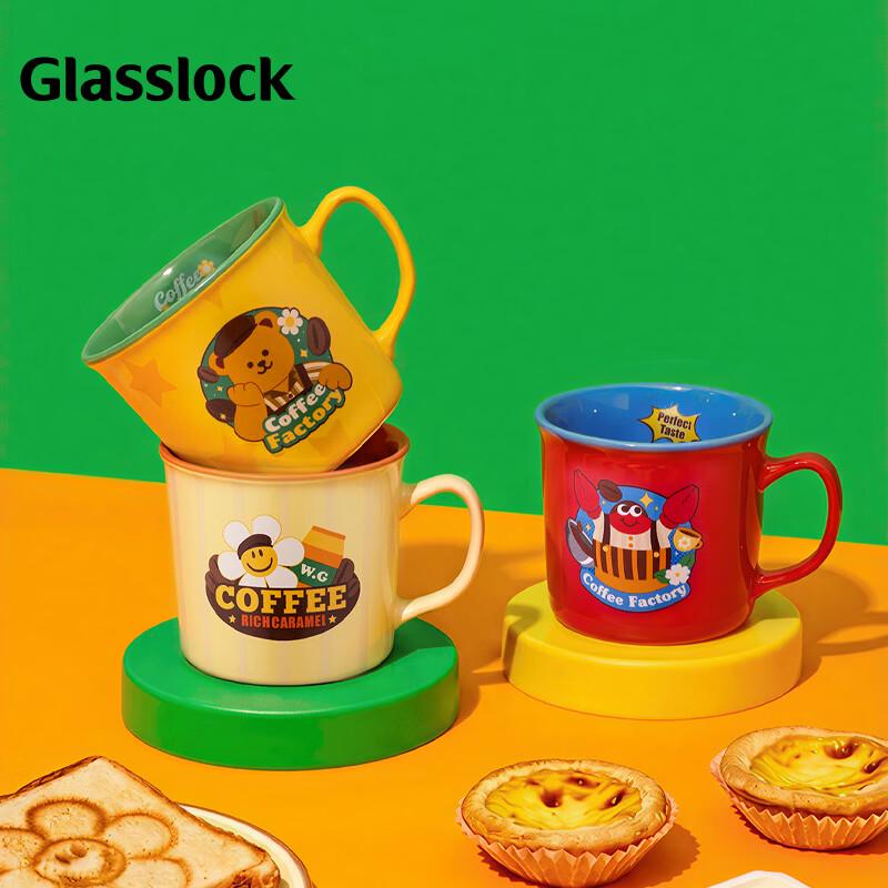 GLASSLOCK x wigglewiggle Flower Glass Cup 350ml