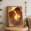 Disney oil painting painting art romantic prince and princess handmade diy painting home decoration gift