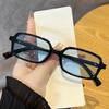 5pcs Sets Fashion Small Rectangle Sunglasses Women Retro Eyeglasses Minimalist Style Design Sunshade UV400 Glasses Unisex