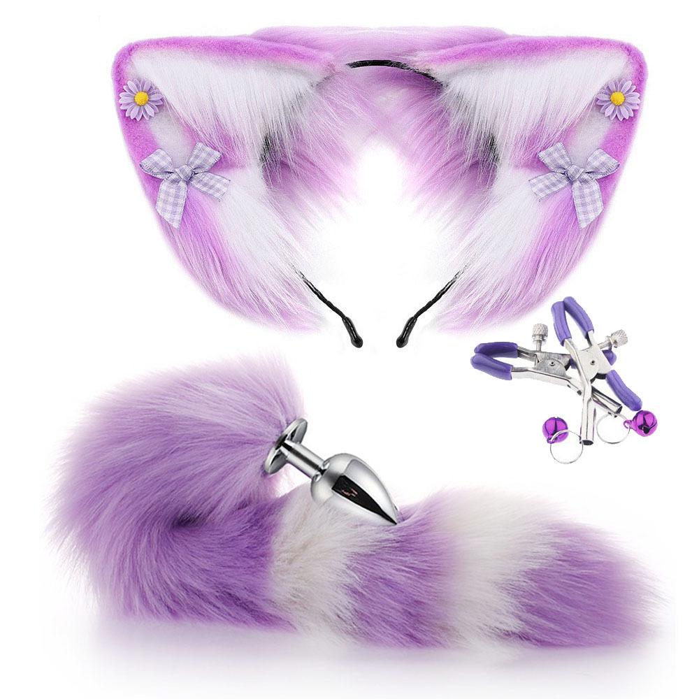 New Fox Ear Hair Clip Tail Other Family Planning Products