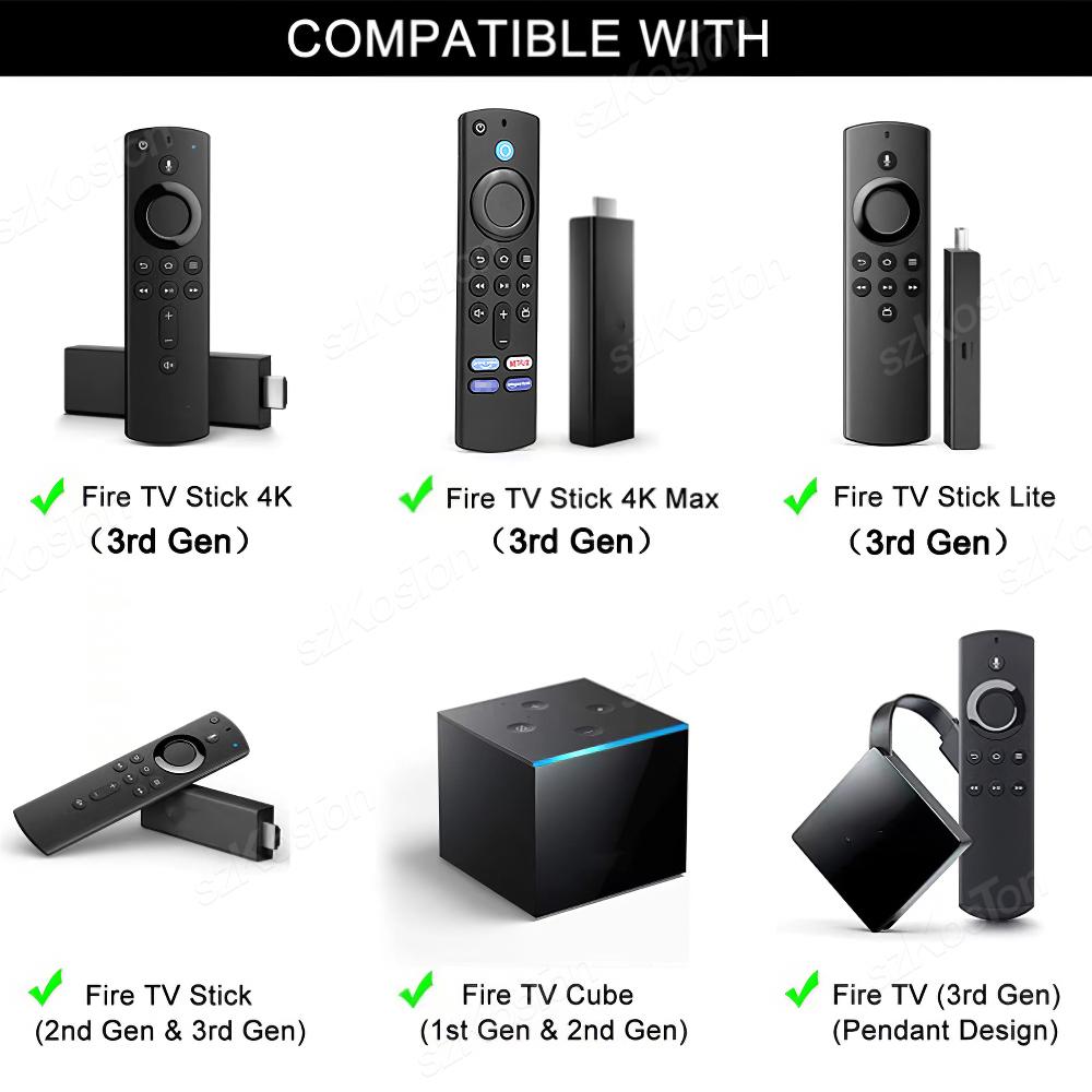 Сменный пульт дистанционного управления с голосовым управлением для Fire Stick TV 3-го поколения Smart TV Stick 4K MAX Lite Fire Cube Remote работает с Alexa