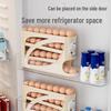 Ящик для хранения яиц: Пищевой, роликовый слайдер для двери холодильника, предотвращает появление запаха