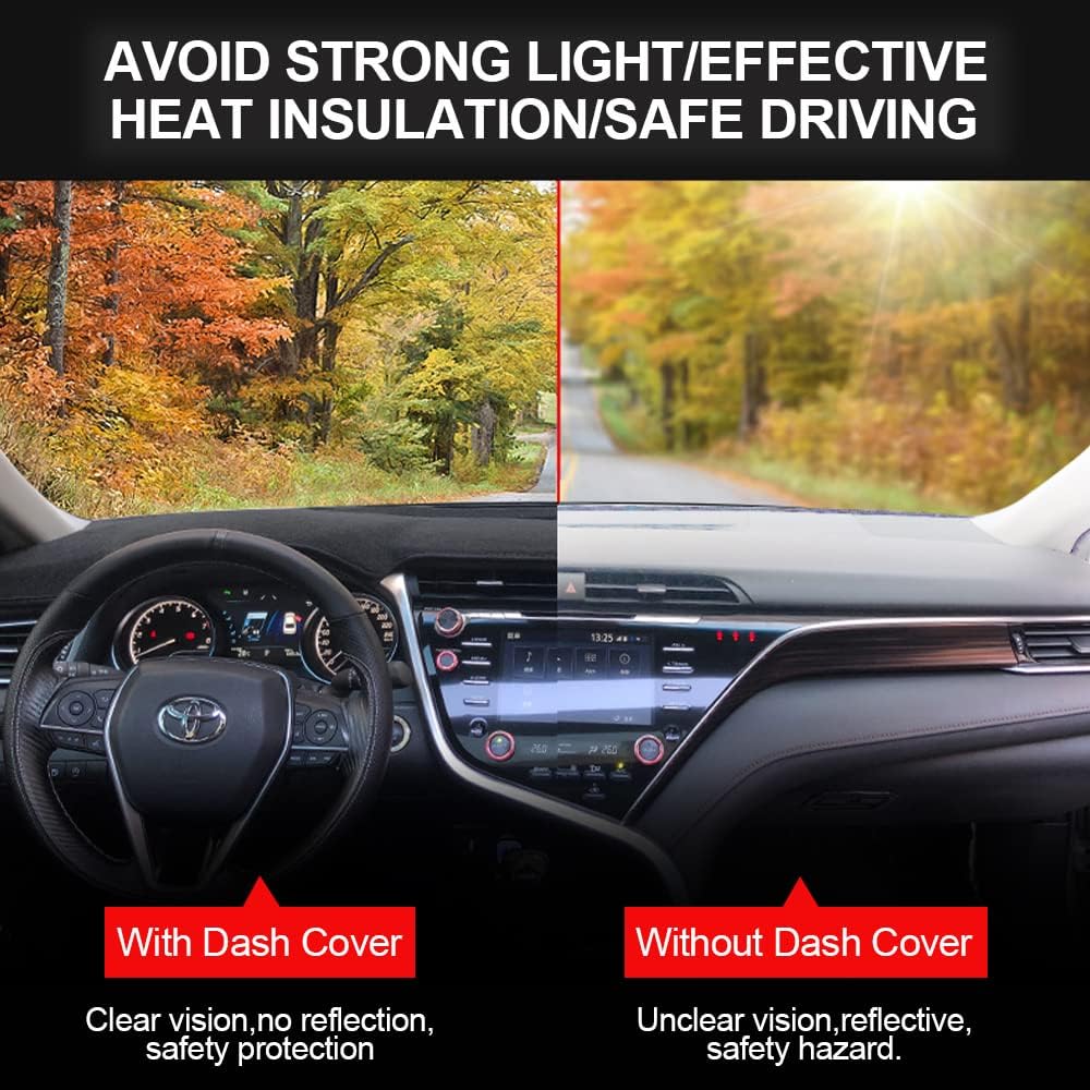 Чехол на приборную панель Коврик на приборную панель Подкладка Подходит для Toyota 4Runner Пикап 1989 1990 1991 1992 1993 1994 1995(89-95 Черный)