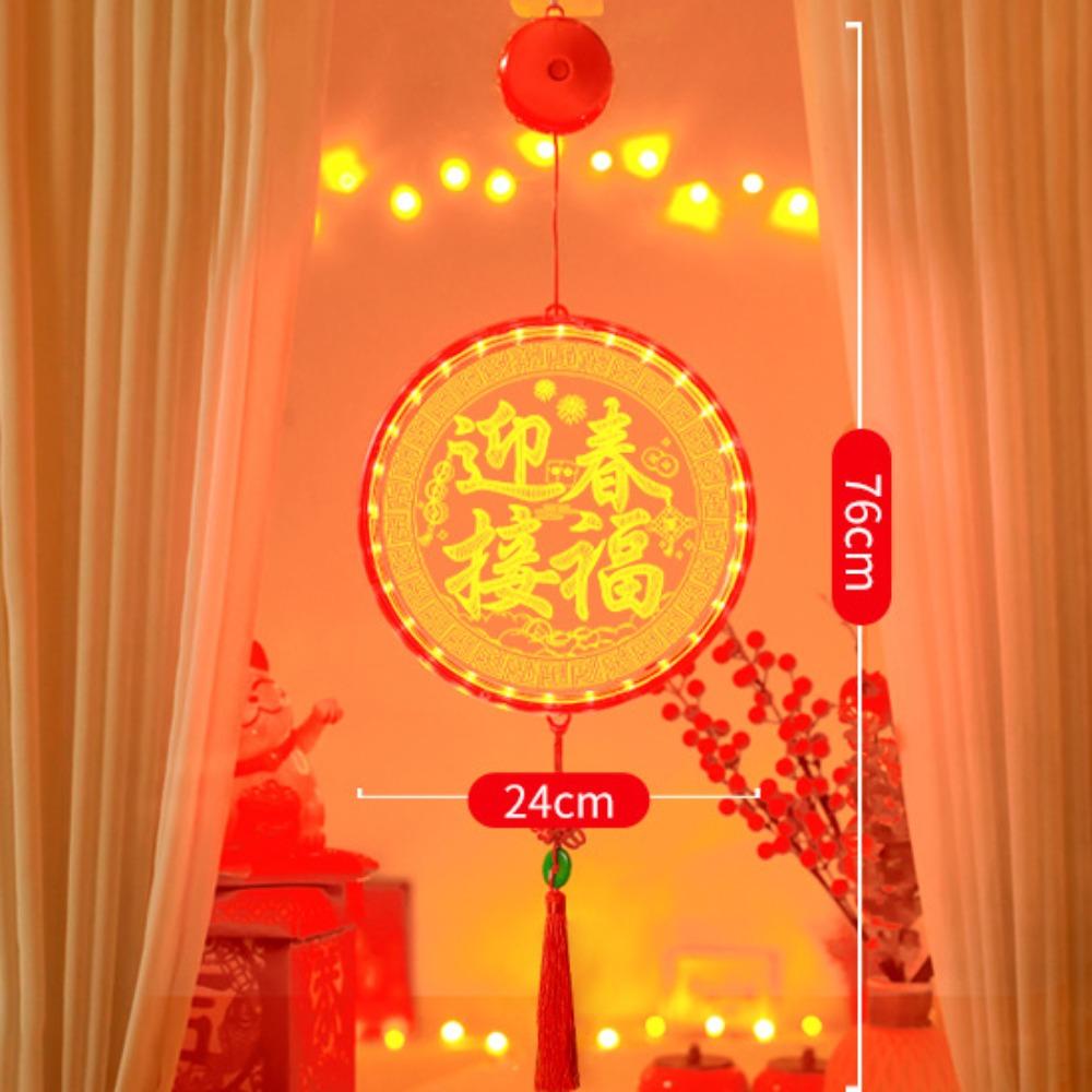 Acrylic New Year Lantern Red Hanging Lights New Red Hanging Lanterns Chinese New Year