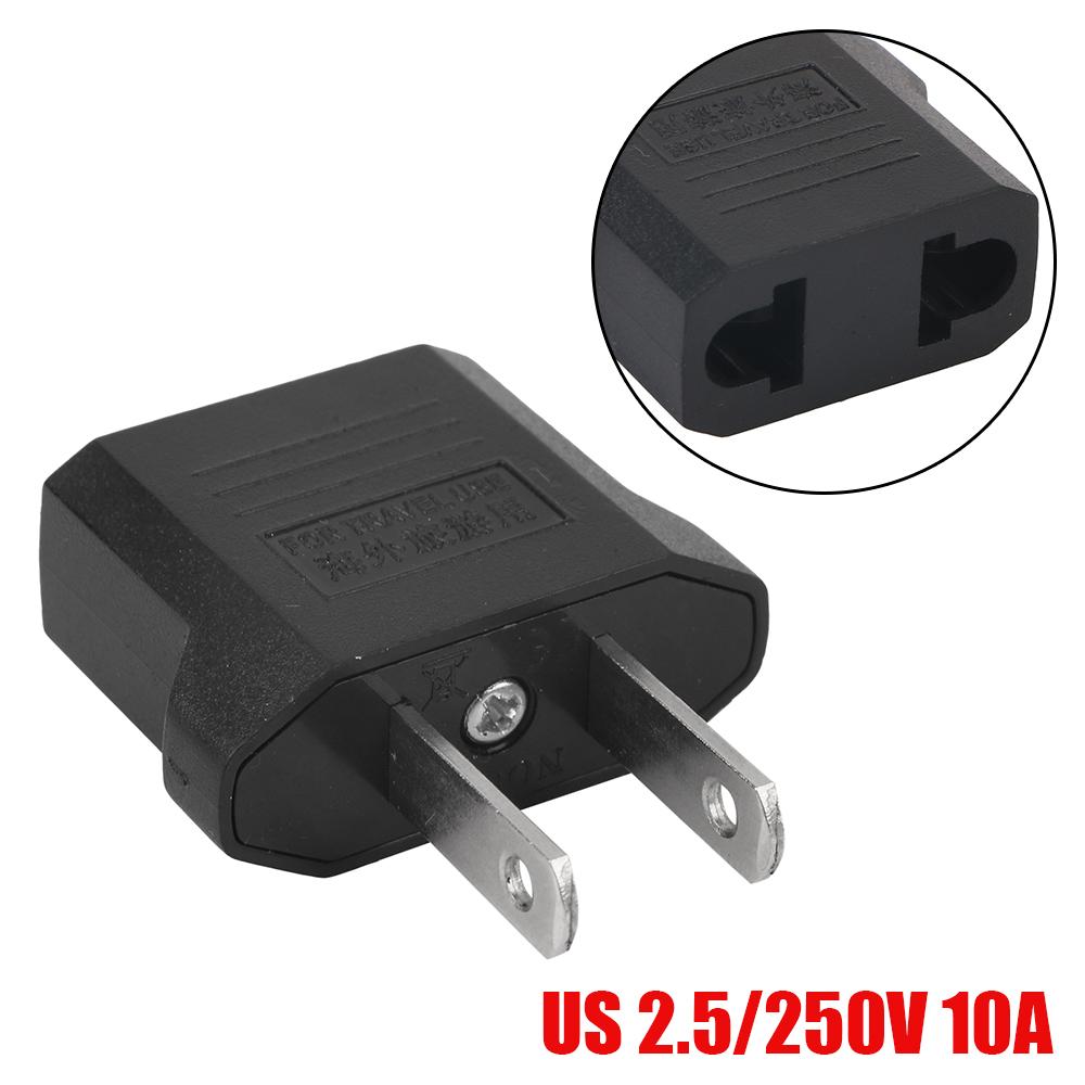 1 шт. Конвертер 2 круглых США в Европу США Великобритания Австралия в вилку ЕС Дорожный настенный универсальный адаптер для зарядки от сети переменного тока Розетка Адаптер Штырь Гнездо