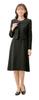 Black Formal Mourning Clothes Ensemble Open Front Formal Clothes for Ceremonial Occasions [Margaret Gold] Women's M473-17