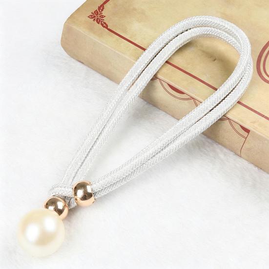 Curtain Ties, Pull-out Adjustable Curtain Buckle, Durable No Drill Curtain Holdbacks, for Balcony Living Room Bedroom