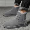 Fashion Winter Snow High Men Snow Boots Thicken Plus Velvet To Keep Warm In Winter Men Martin Boots Work Cotton