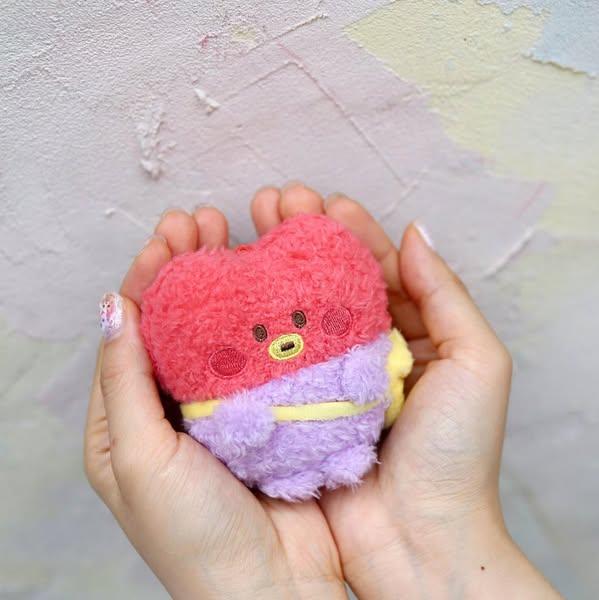 BT21 Character Minini Doll Keyring PONPON-ENJOY Plush, Authentic Official Goods, KPOP, KBeauty, Free Samples