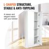 VEVOR Kitchen Pantry Cabinet, 60" Tall Food Pantry Storage Cabinet, 110LBS Freestanding Storage Cabinet Cupboard with 3 Shelves(2 Adjustable)