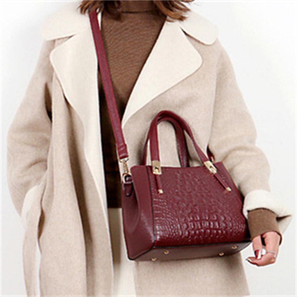 Новая женская сумка-мессенджер, сумка с крокодиловым узором, сумка через плечо