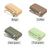 Yogodlns Vintage Frosted Leather Women Long Wallet Fashion Wristlet Clutch Purse Handbags