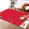 Christmas Living Room Carpet Bedroom Dining Room Floor Mat Doormat Pattern Can Be