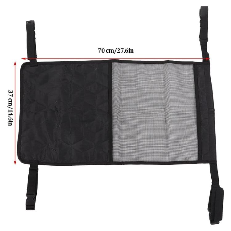 Car Storage Bag Car Net Safety Barrier Car Mesh Organizer Seats Back Net Bag Barrier for Dog Pet Baby SUV Car Divider
