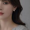 1 пара корейских простых и маленьких сережек из сплава с искусственным жемчугом, изящные аксессуары для женщин, для вечеринок, подарок для девушек