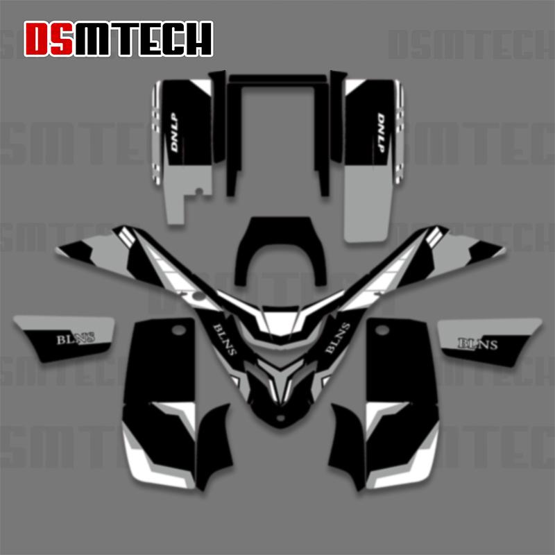 DSMTECH ATV Personality Graphics Background Decals Stickers Kits For Yamaha BLASTER 200 YFS 200 1988 -2006 2002 2003