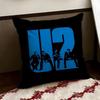 Rock Band UU2 Cushion Cover Reversible Soft Durable Pillow Cover Home  Car MultiScene Use for Daily Comfort