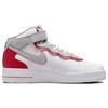 Nike Air Force 1 Mid 07 LV8 Athletic Club мужские кроссовки белые спортивные-красные светло-дымчато-серые DH7451-100