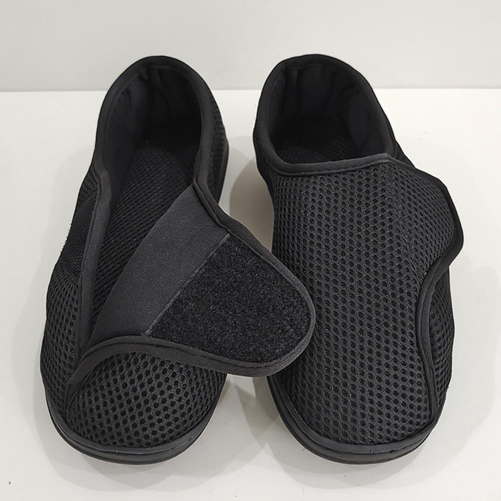 Женские и мужские диабетические туфли с регулируемой застежкой для отечных ног