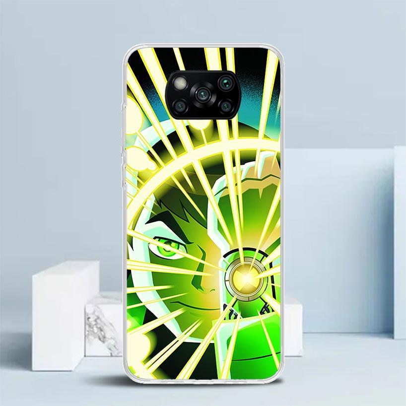 Cartoon Ben 10 Soft Cover for Xiaomi Poco F7 Ultra X7 X6 X5 Pro M7 Phone Case Redmi 15 15C 13 13C 12 12C 10 10C Print Shell Poco