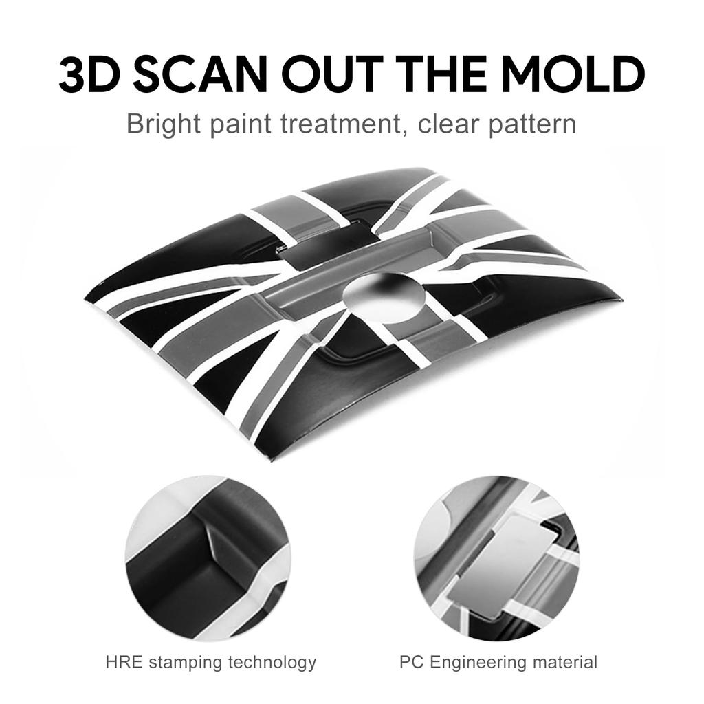 FDAIUN For BMW Mini F60 Dedicated Center Console, Cigarette Lighter, Interior Cover, Trim, ABS