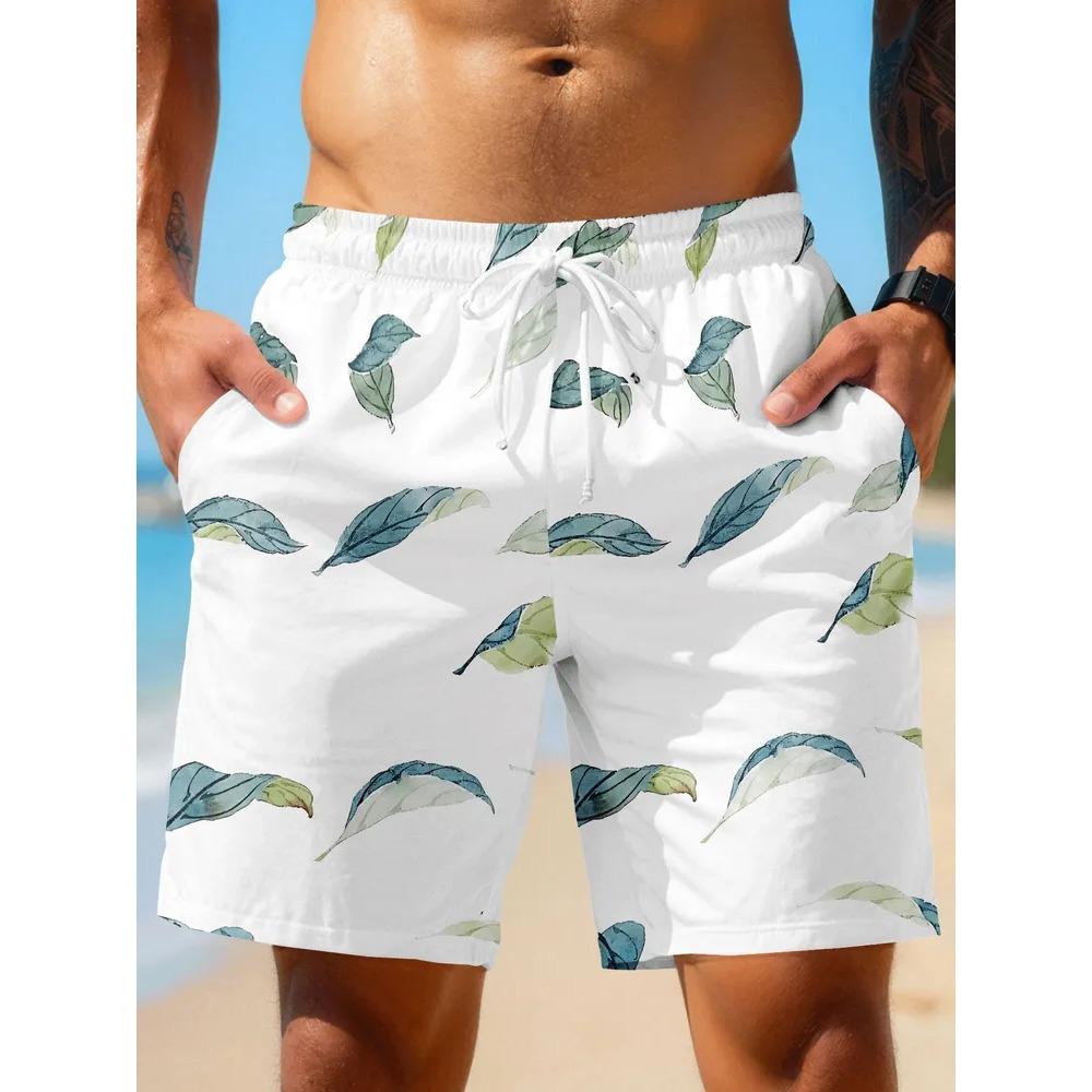 Men's Casual Shorts Outdoor Wear Creative Colorful Fish 3D Printed Shorts Loose Casual Plus Size Breathable Vacation Style Summer Versatile Shorts