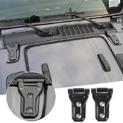 Накладка на петлю капота Комплекты наружного декора Аксессуары для Jeep Wrangler JL JLUJT