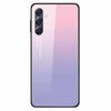 For Samsung S23 FE Case Luxury Tempered Glass Space Soft Bumper for Galaxy S20 FE Phone Cover S23FE Protective Hard Back Shell